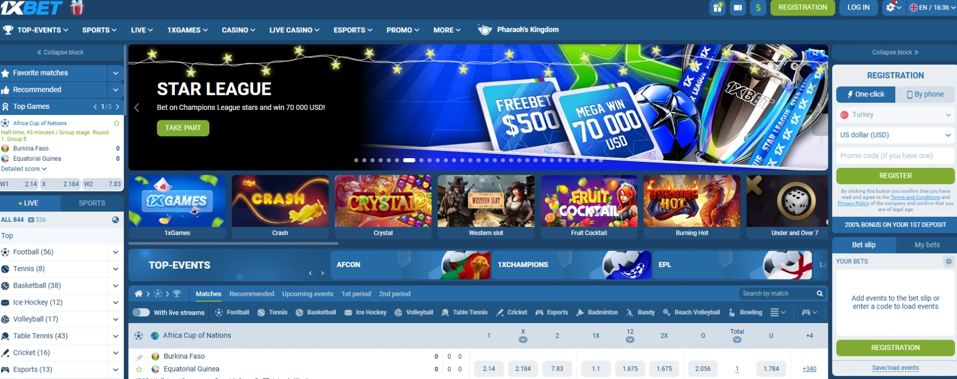 1xBet Deposit Bonus
