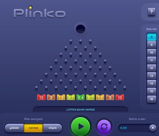 Plinko 1xBet Game